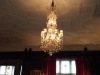 Stan Hywet Music Room Chandelier Before Shade Restore