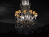 Stan Hywet Music Room Chandelier Restored Shades