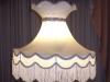 lampshade, victorian, crown, lace, silk, fringe, restore, repair