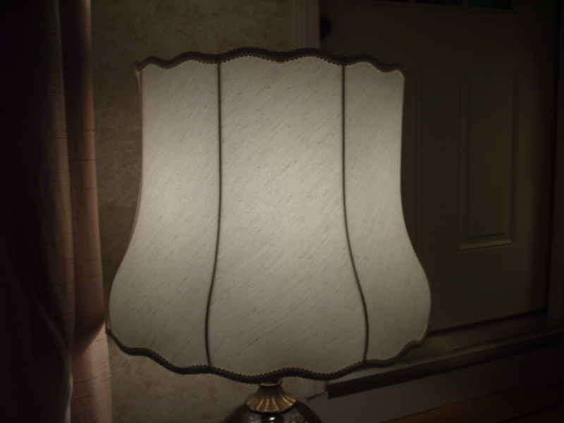 Scalloped Lampshade Recover Re, Can You Reline A Lampshade