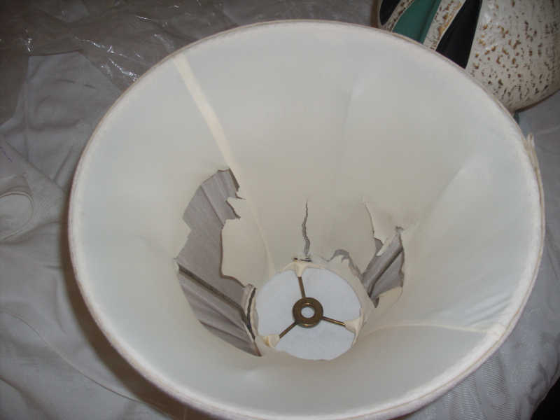 Lampshade Shade Liner Repair Replace, How To Replace A Lampshade Cover