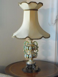 victorian lampshade original vintage, shade
