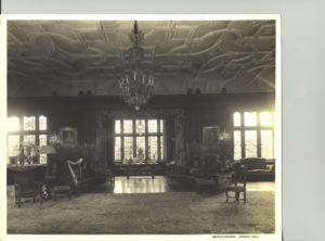 Stan Hywet 1930, Music Room, Chandelier, Restore Project, historic